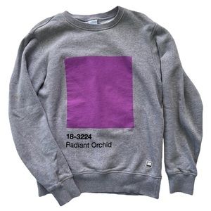 Pantone Universe Radiant‎ Orchid Crew Neck Sweatshirt - Size M